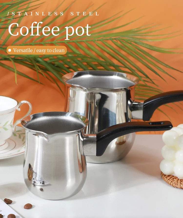 Coffee Pot,Stainless Steel Milk Pot 