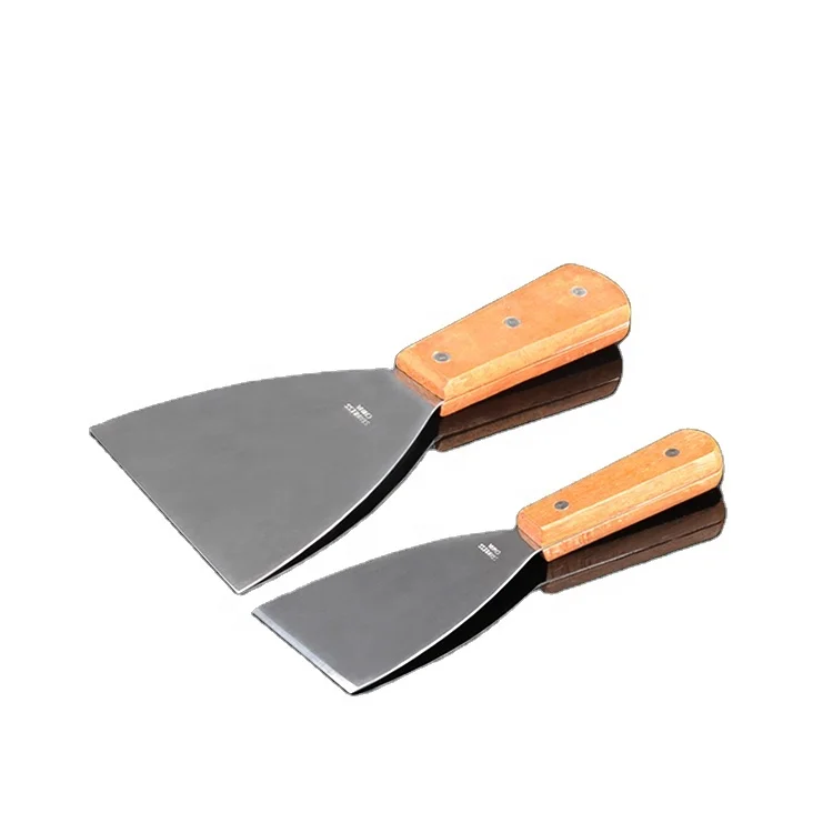 Hot Selling High-quality Products Bakest Stainless Steel Cooking Shovel With Wooden Handle Cake Pastry Tools