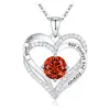 White gold red diamond