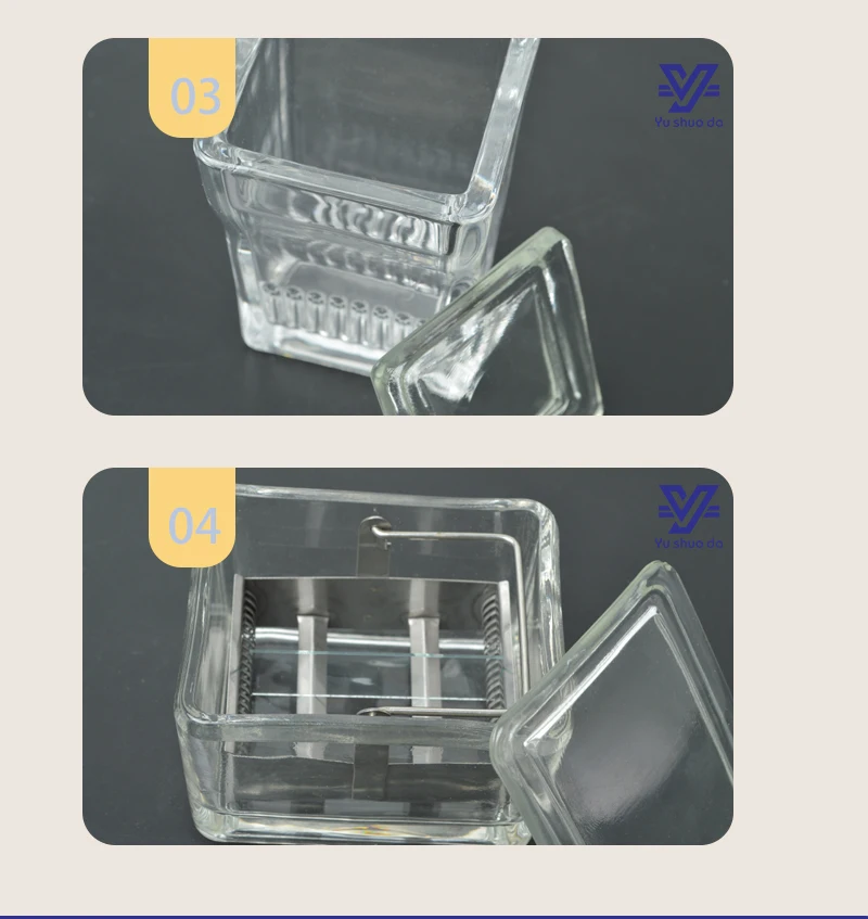 glass Slide Staining Jar