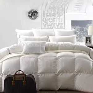 All Season Customized 100% Cotton Fabric Filling Soft and Warm Duck Down Goose Down Duvet