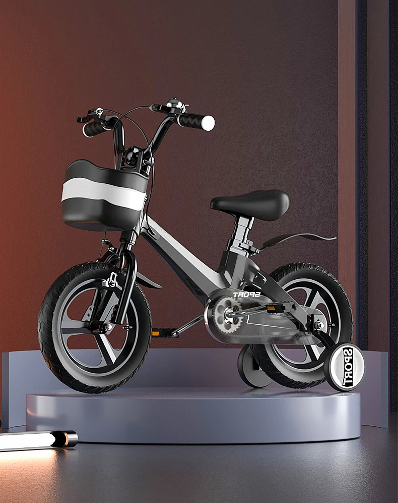 Kids Bike Boy Magnesium Alloy 3-10 Year Old Girl 12-18 Size Bike New Baby  Big Baby Stroller