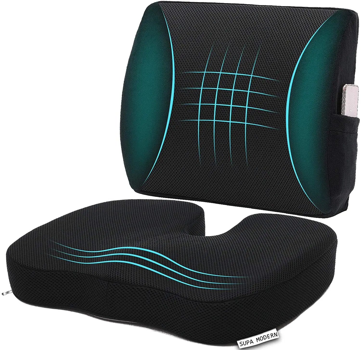 memory foam seat back cushion