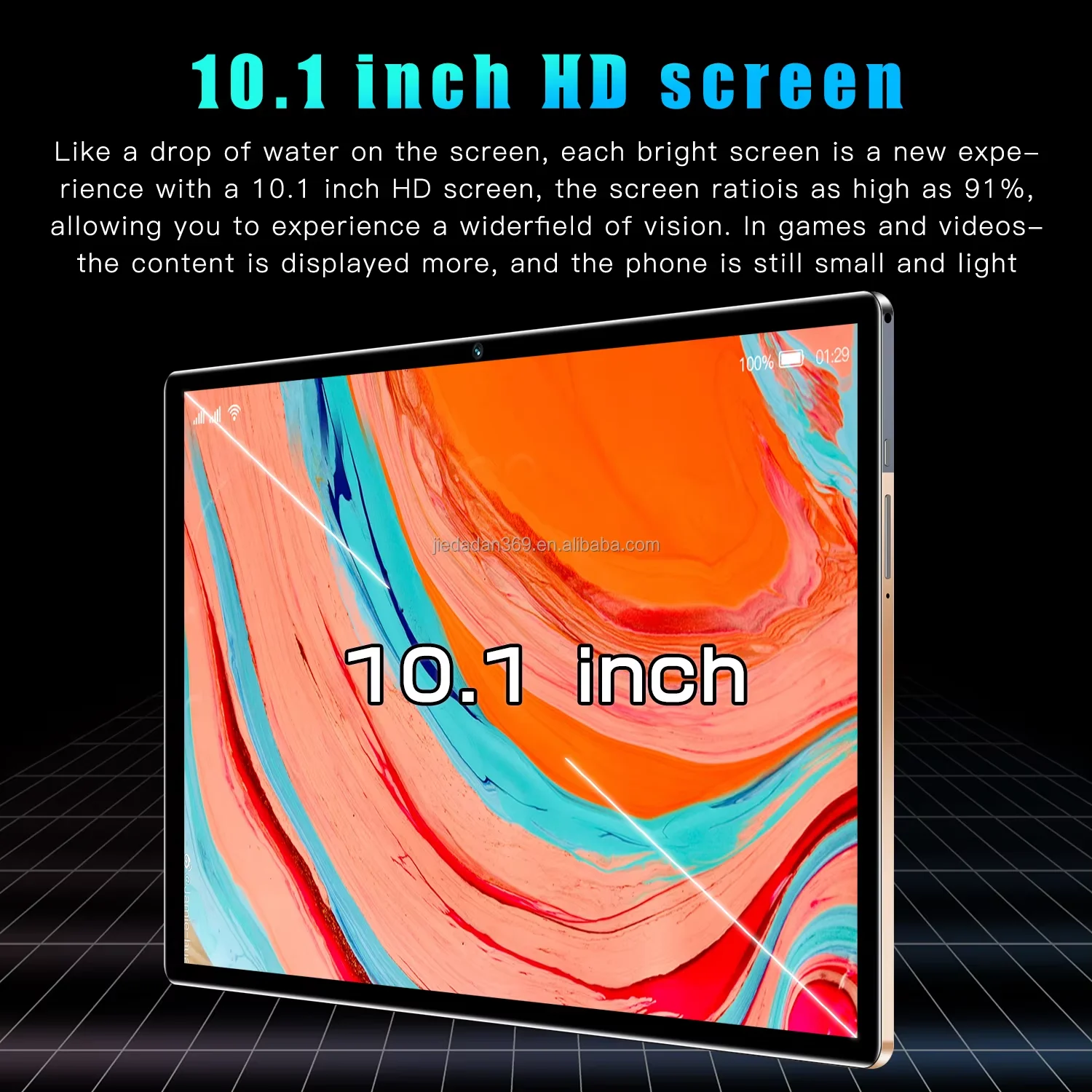 Hot New 10.1-Inch Large Screen Tablet Computer IPS Screen Dual SIM Dual ...
