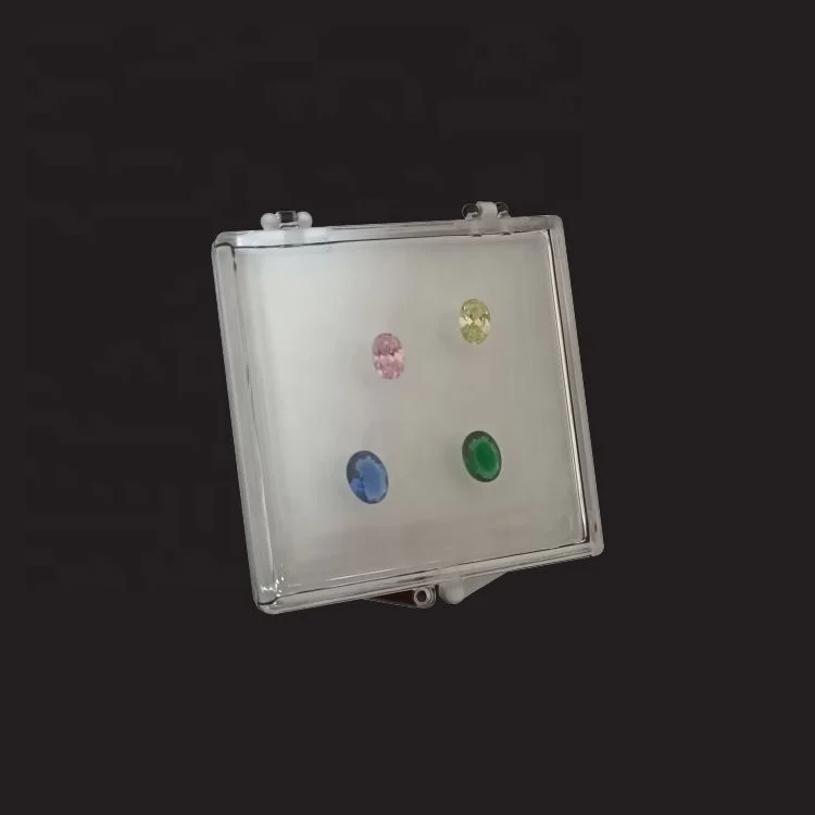 Adhesive Gems Box Diamond Display Box Show Case Packaging Tray Jewelry  Acrylic Sticky Small Gemstone Modeling
