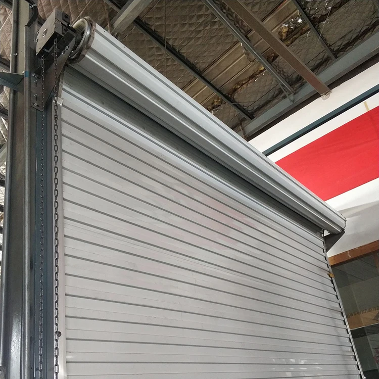 High Quality Manual Self Storage Roll Up Shutter Doors With Lock factory