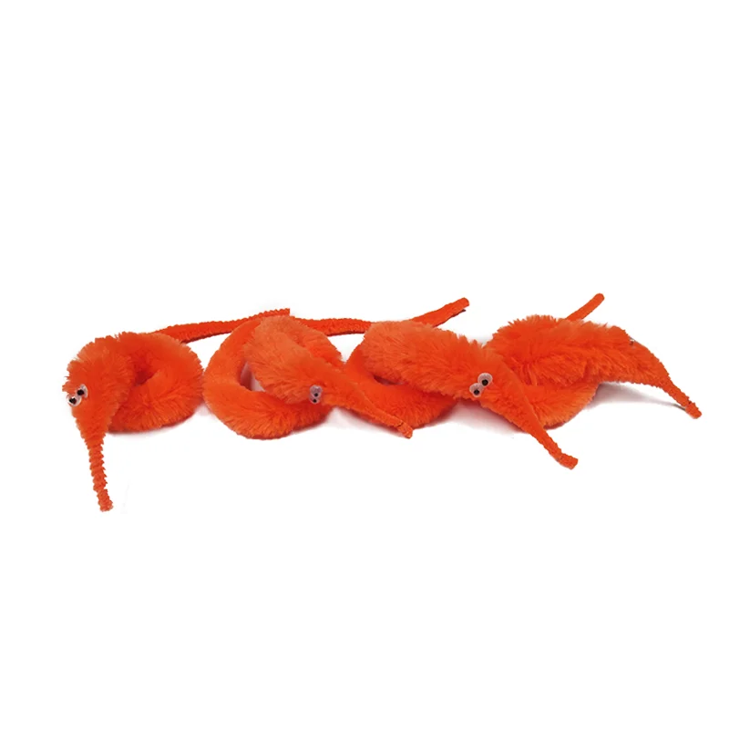 2024 Rainbow Magic Plush Fuzzy Wiggle Twist Worm Fidget Toy a Unique Lighter & Smoking Accessory