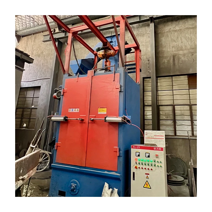 China Rebar Shot Blasting Making Machine Hanger Type Shot Blasting Machine for Descaling of Steel Structures