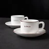 Tasse à café à bordure verte