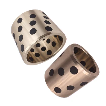 Precision Sleeve Bearing for Robotics Custom Surface Treatment ±0.02mm Tolerances-Available Aluminium Steel Flanged Bushings