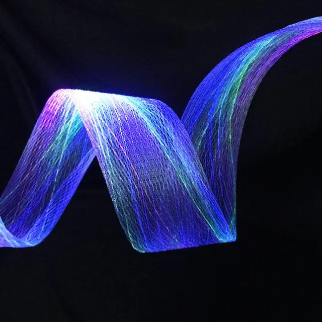 RGB LED Fiber Optic Mesh Net - IP44 Decorative Lighting 50K Hours CE/ROHS