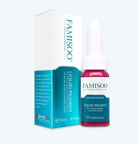 Famisoo Custom Tatoo Ink Permanent Makeup Pigment Semi Phibrows  Liquid Micro Pigments