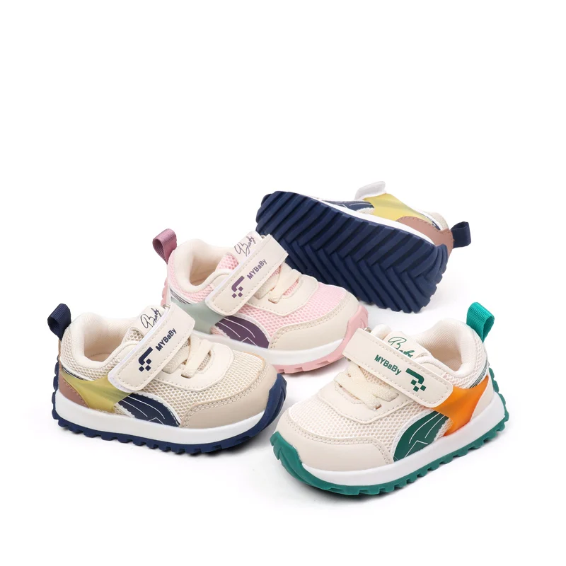 High Quality 1-3 Years Toddler Baby Shoes Classical Design Flat Rubber Sneaker Boys Girls Autumn Spring Winter Summer Walking