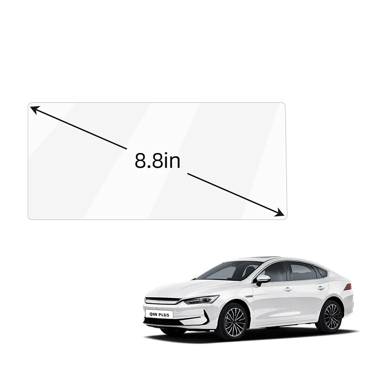Car Dashboard Touch Screen Tempered Glass Protective Film Touch Screen for BYD Qin Plus Dashboard Tempered Glass