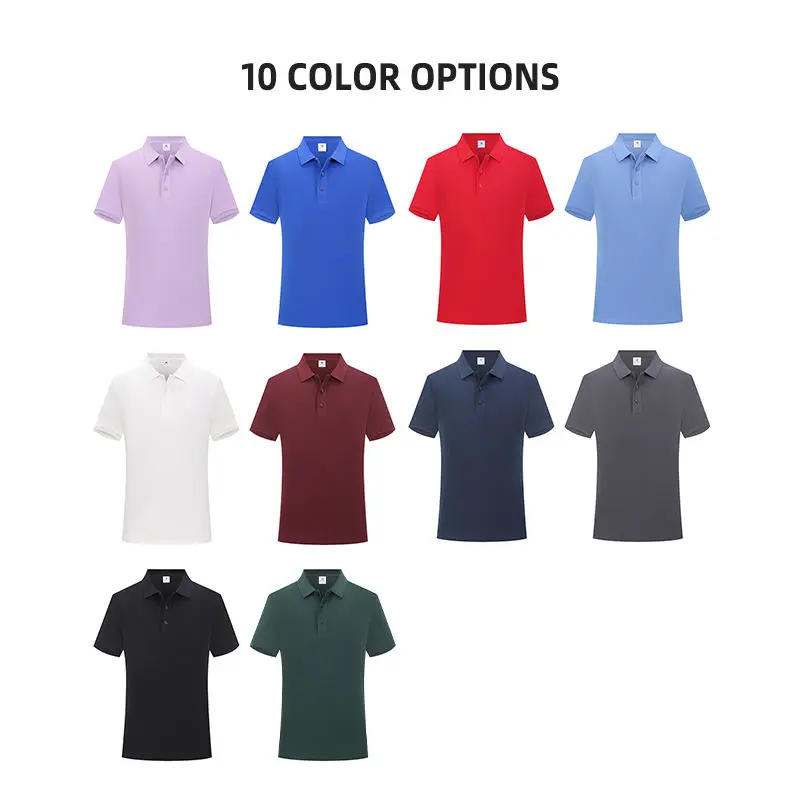 Wholesale Blank Polo Shirts Custom Embroidery Logotshirts Plain Golf Polo Tshirts Custom