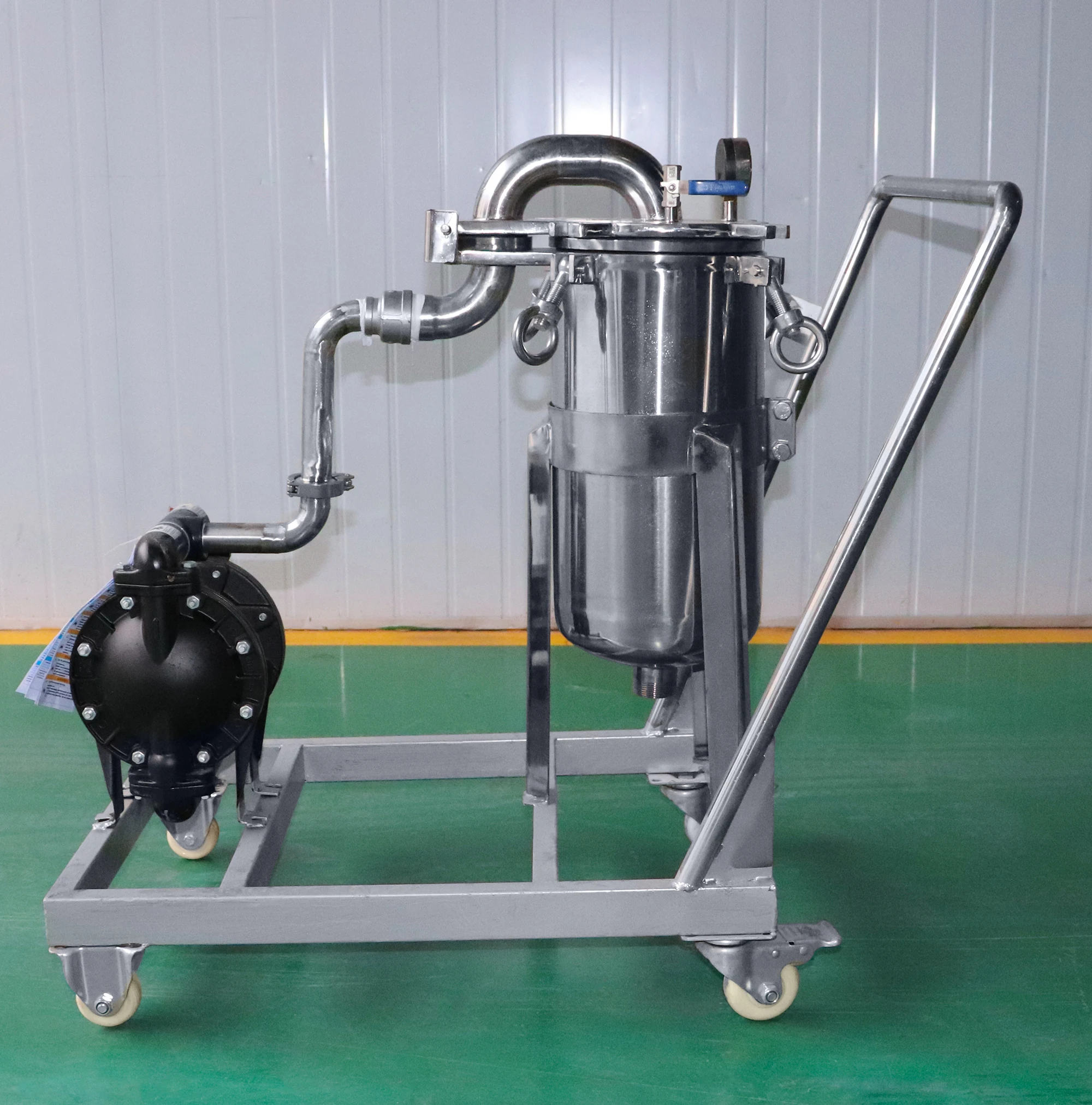 DL bag filter as a multi-purpose filtration equipment for inks/coating/food