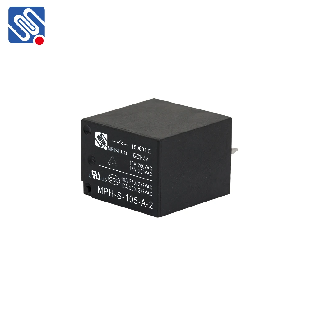MPH-S-105-A DC 5V 17A 277V AC 4pin High Power Sealed Electromagnetic Normally Open Relay
