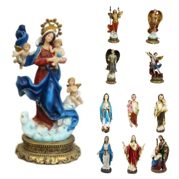 custom resin jesus figures china christmas nativity angle lawn statue church decoration religious crafts