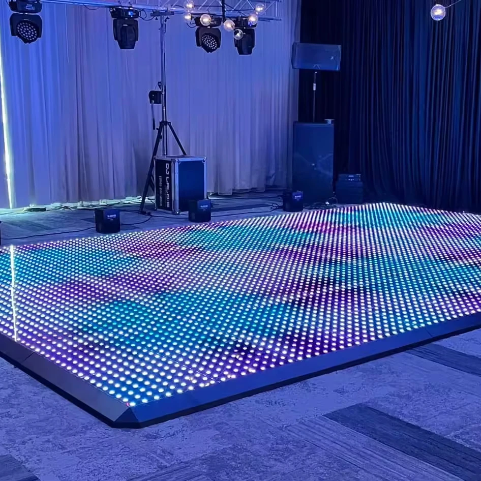 Digital Party Event Pixel Dance Floor  Panels Stage Wedding Party Piso Led