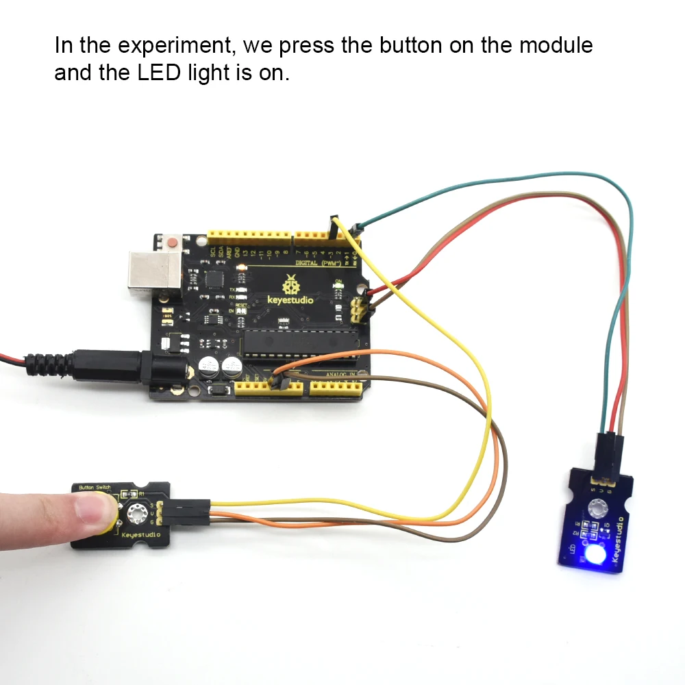 Best Quality Keyestudio Digital Push Button Module for arduino for Microbit