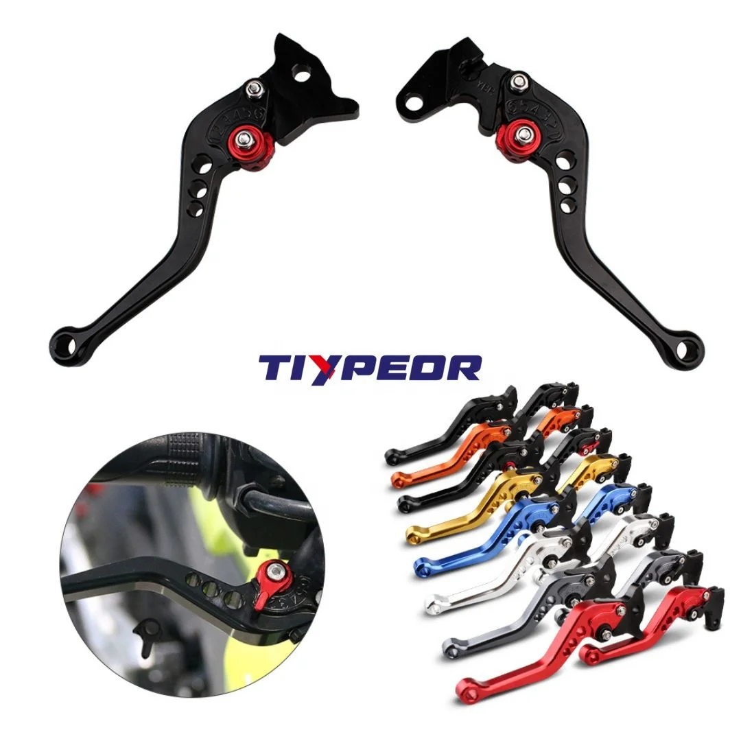 TIYPEOR Motorcycle Modification Accessories CNC Modification Handle Multi-gear Adjustable Universal Horn Brake Clutch Handle