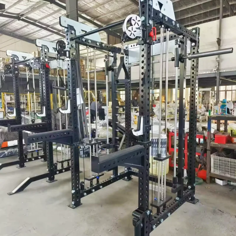 Body Building Commercial Equipment Exercise Functional Trainer& Smith Machine& Squat Rack Machine Fitness Gym Equipment