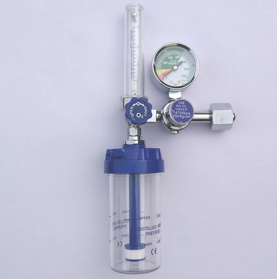 Oxygen Flowmeter With Humidifier