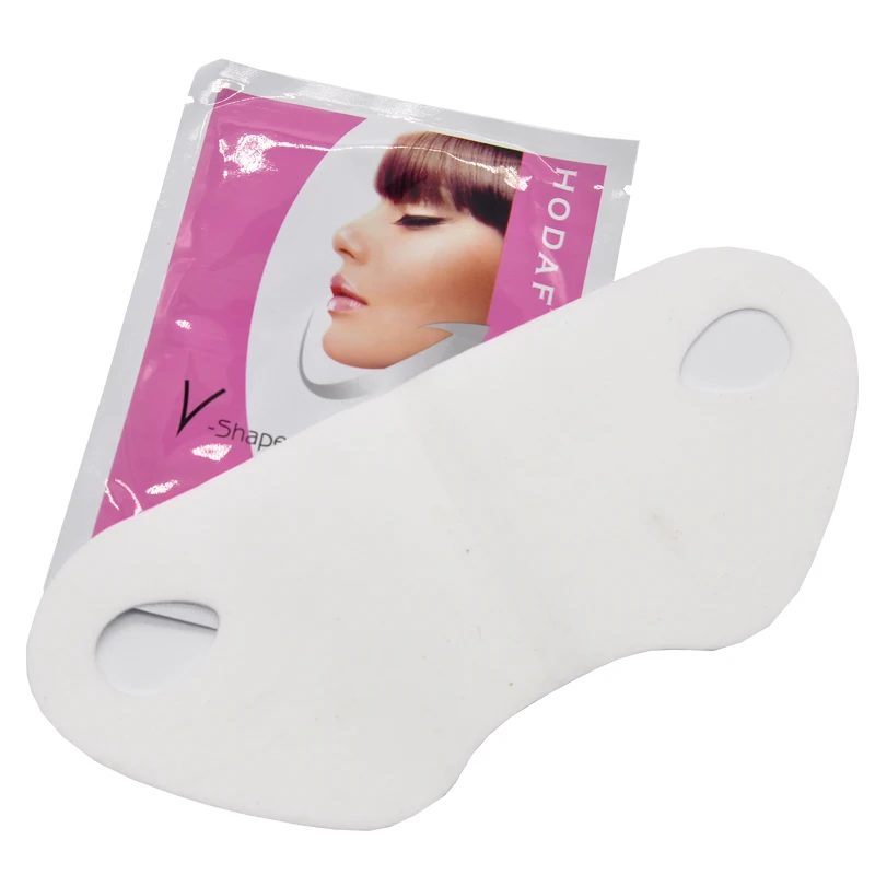Hydrogel V Shape Mask with Collagen Lifts Sagging Skin Tightens Contours and Slims Jawline Professional Face Sculpting