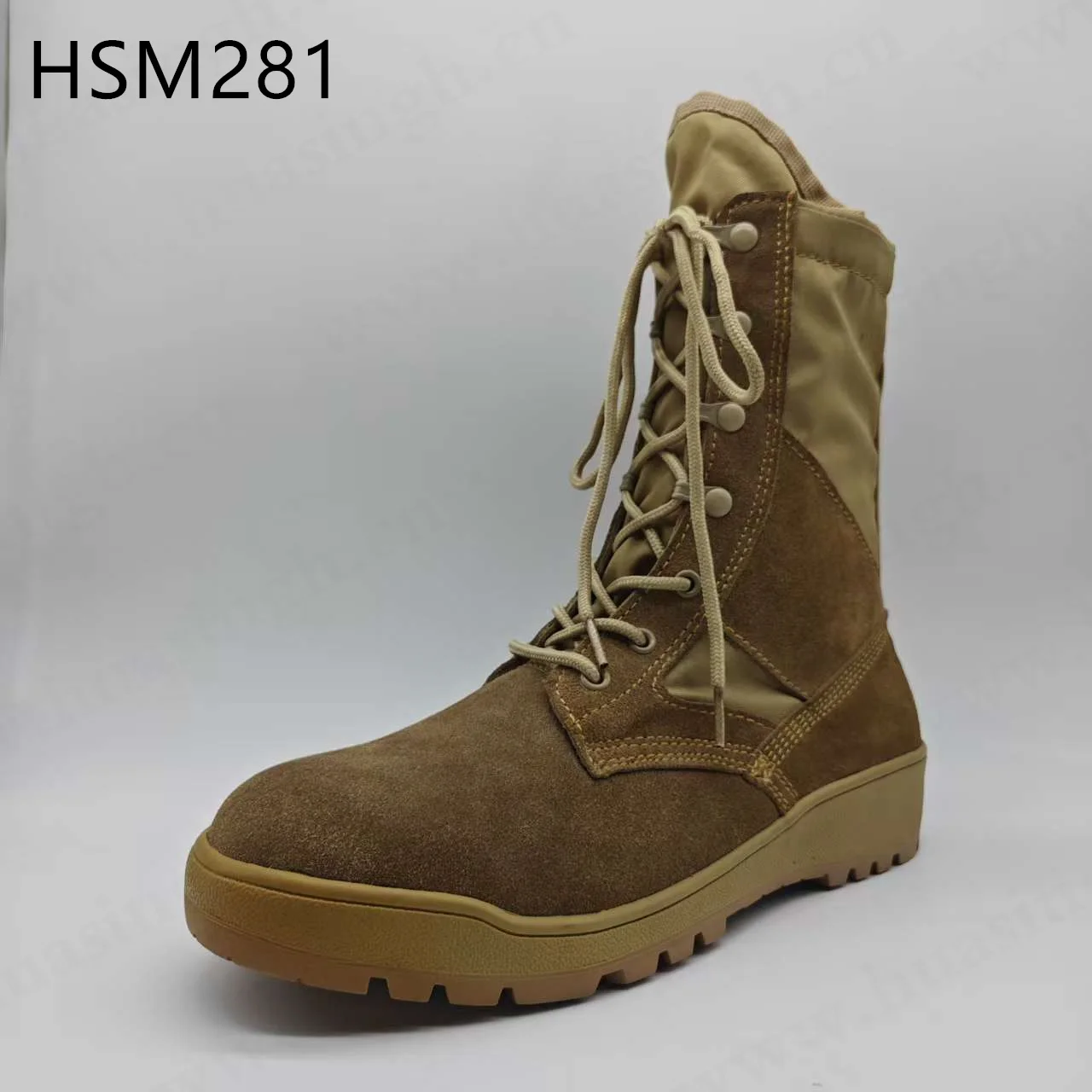 LXG,Camping & Mountaineering Belleville Summer Style Tactical Boots Wearable Rubber Outsole Desert Boots with Curve Zip HSM281