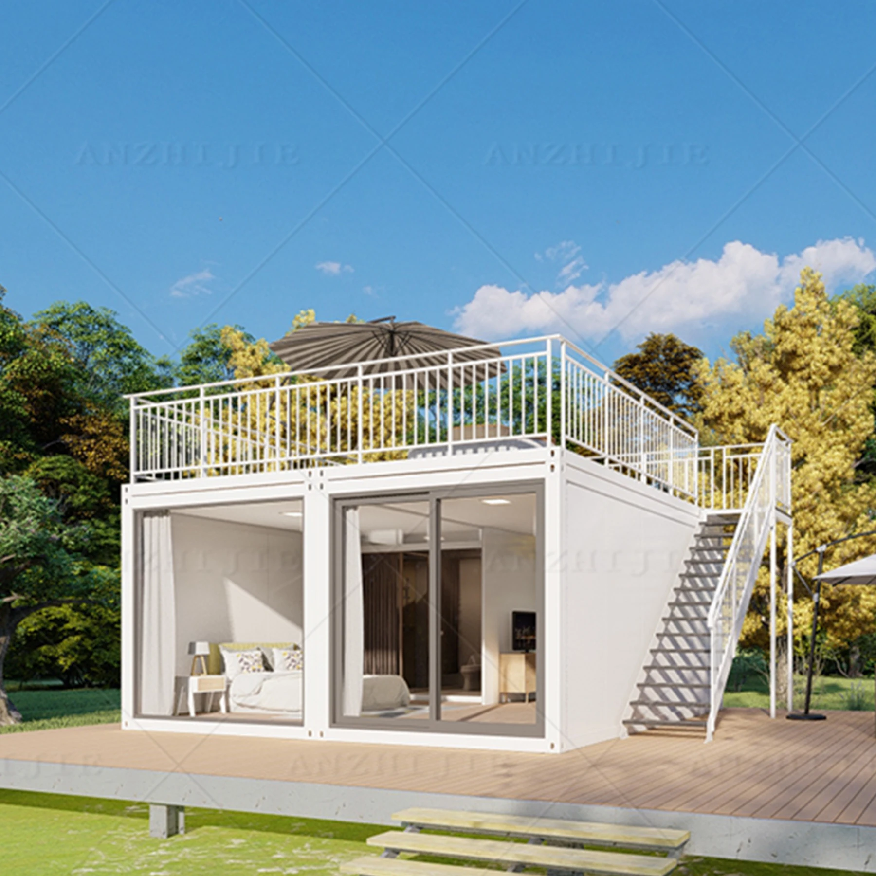Prefabricated Villa  Customized Tiny House for Sale