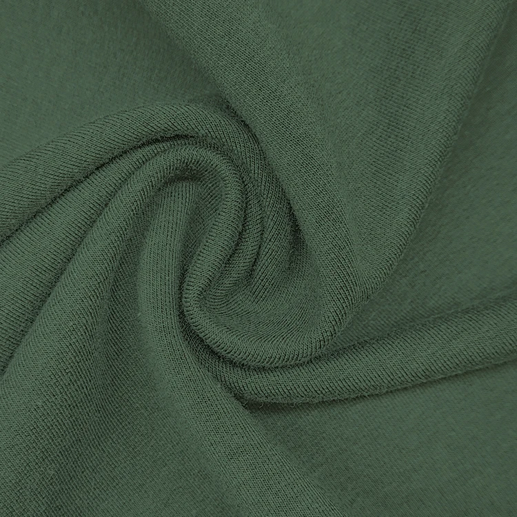 China Supplier Solid Bamboo Cotton Fabric Fleece Material, Good Price Bamboo Spandex Knit Fleece Fabric for Clothes/ factory
