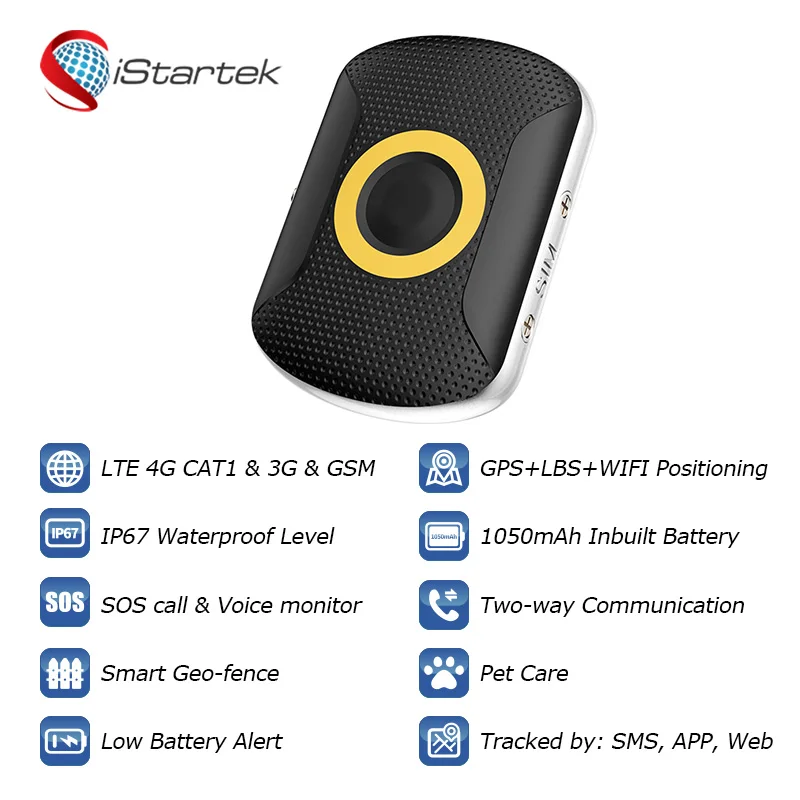 Mini Gps tracker Smart Anti Lost Micro Gps Transmitter Pet Dog Cat Animal Tracking Mini Bike Gps tracker with Free App Platform
