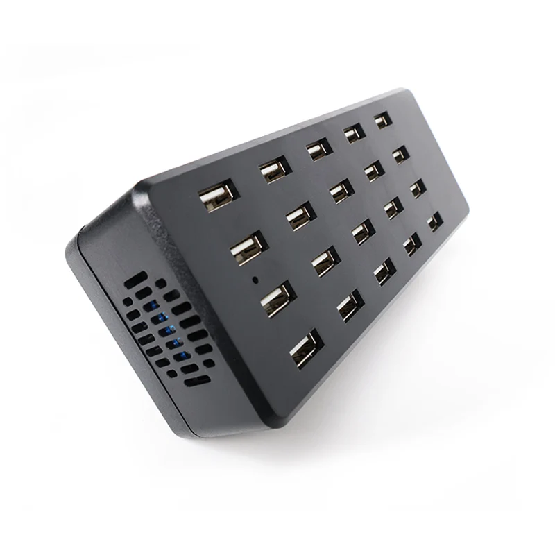 Plastic Industrial Usb Multiport Charger Block 20-multiport Usb Phone Charging Station