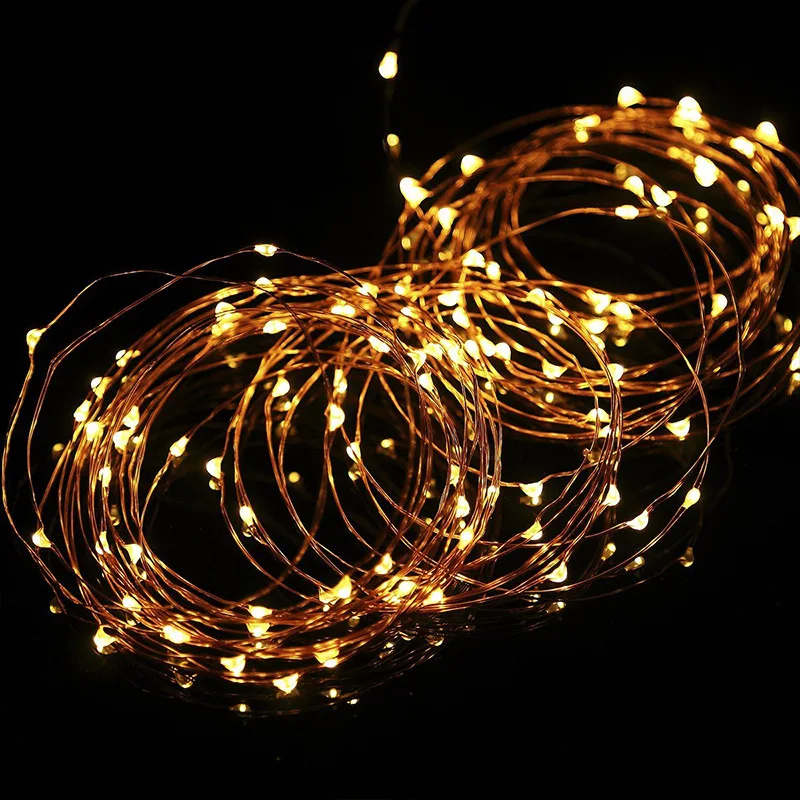 waterproof fairy light cr2032 battery powered led mini christmas