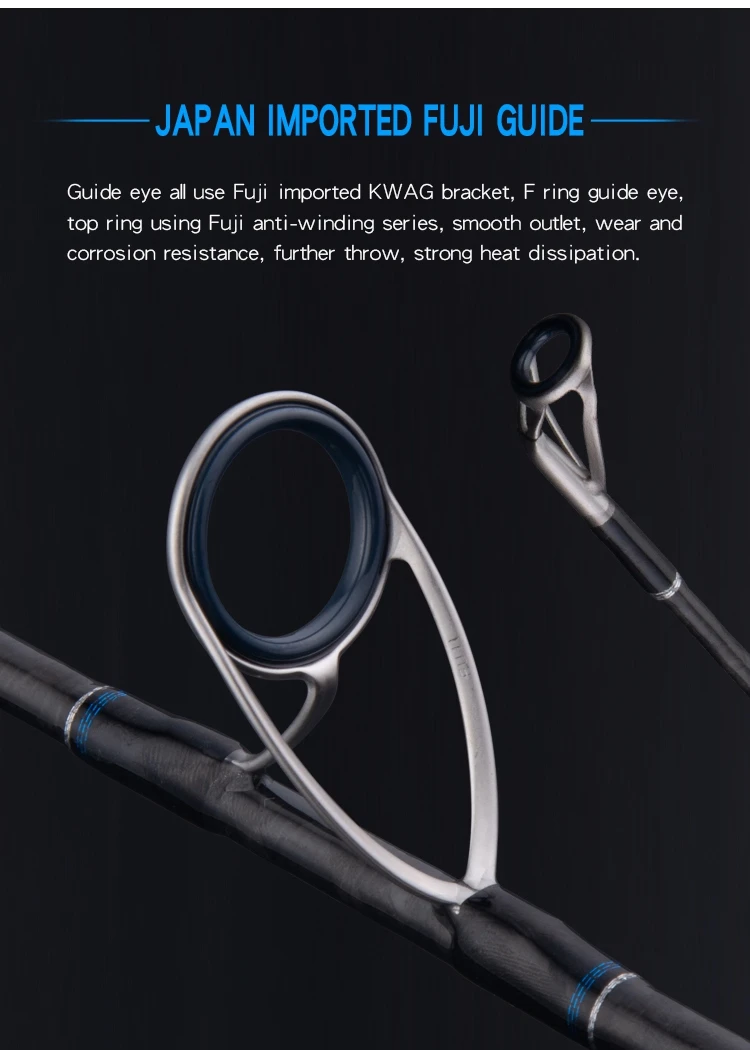 Lurekiller Game Type Slow Jigging Rod 6'6' 1.98m 18 Kg Spinning/casting