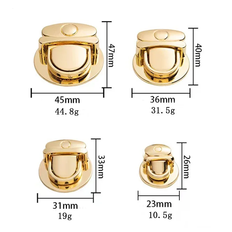 Bag Catch Lock Diy Metal Clasp For Women Handbag Shoulder Bag