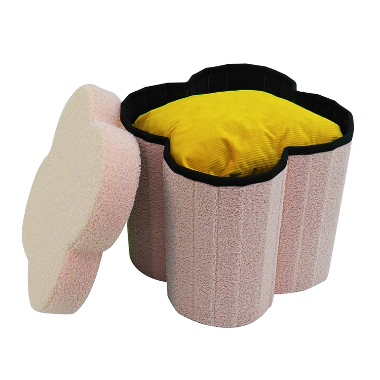 Manufacturer Reasonable Price Stackable Storage Stools and Ottoman