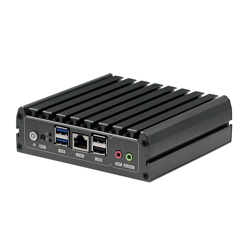 win10 linux intel Apollo Lake processor quad core J3455 N4200 mini pc server box with RS232 port