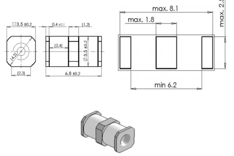 New Arrival Gas Discharge Tube Gdt High Voltage Gas Tube For Circuit