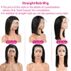 Perruques bob cheveux humains