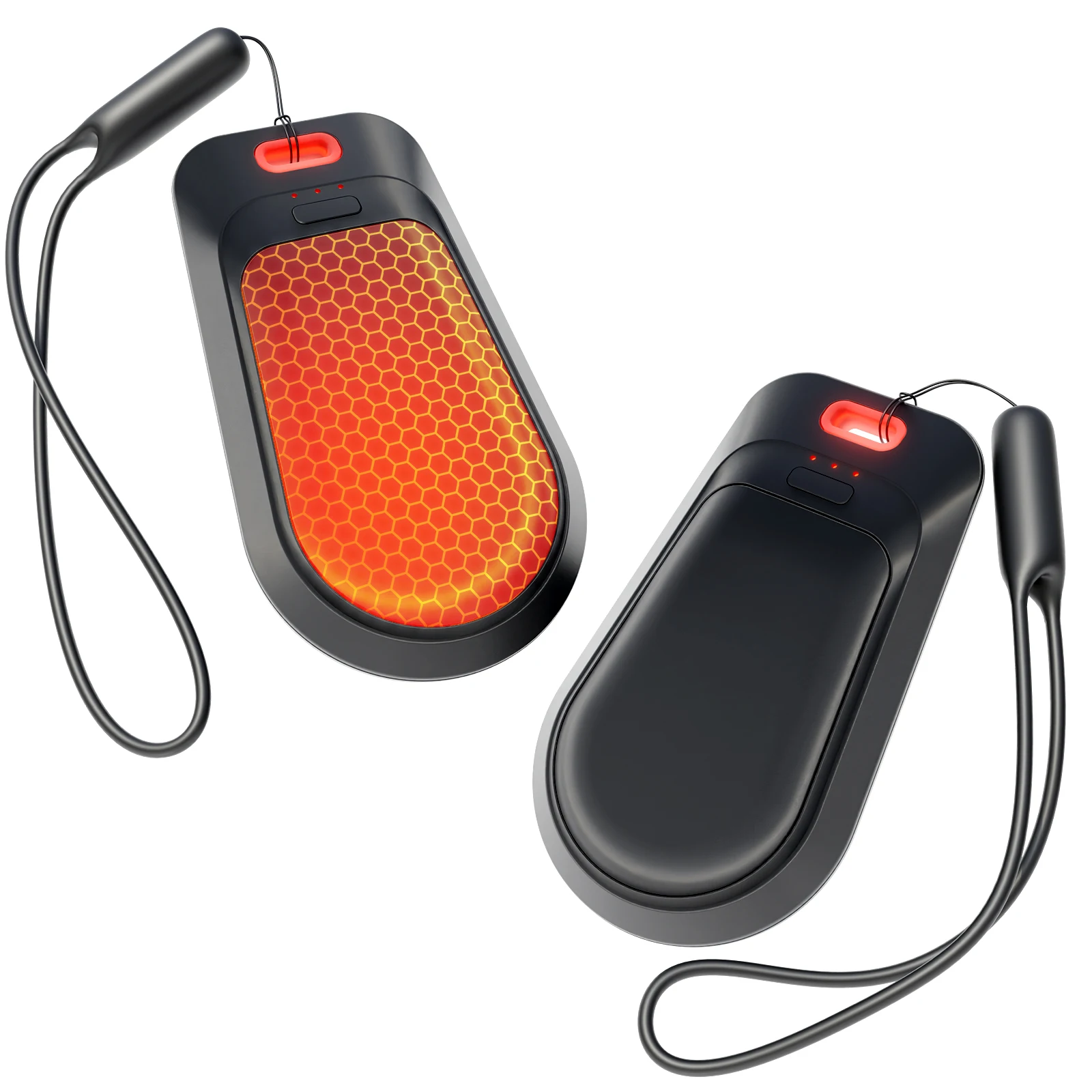 Ultra Slim Magnetic Rechargeable Electric Hand Warmers Mini Portable Pocket Heater for Outdoor Use Reusable Foot Hand Warmers