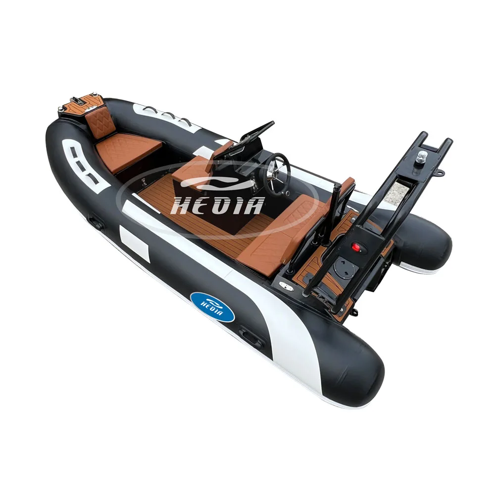 Hot Sell 6 Persons Double Deck 4 Meter Hard Aluminum Fishing Boat With Outboard Engines