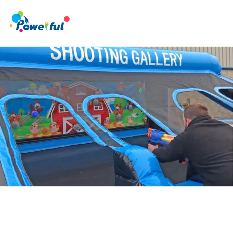 Popular IPS System Inflatable Laser Shooting Range Interactive Shooting Gallery