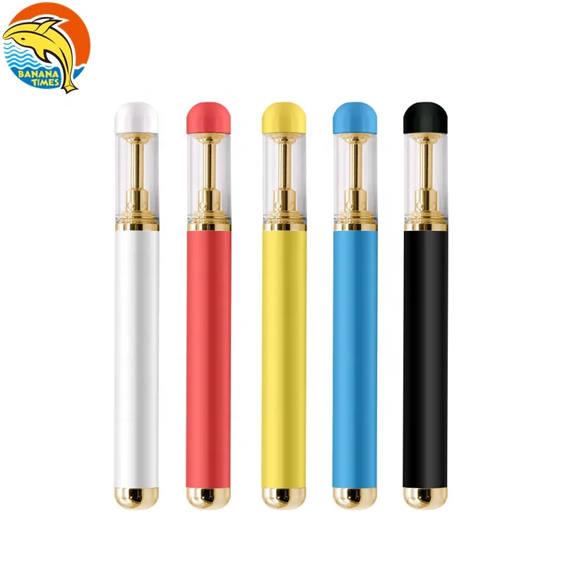 BB grade recharge 530mah disposable cbd vaporizer pen OEM packaging empty 1ml glass tank disposable pen