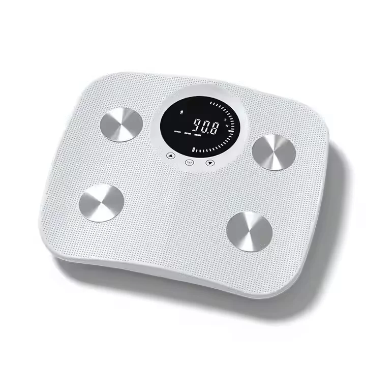 Nouvelle tendance 180 kg Balance corporelle numérique intelligente en ABS avec affichage LCD Précision de 1 g Support personnalisé OEM