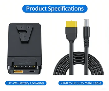 Makita Electric Tool Battery to V-Mount Battery Converter COB Fill Light DIY Power Supply Adapter Board product image