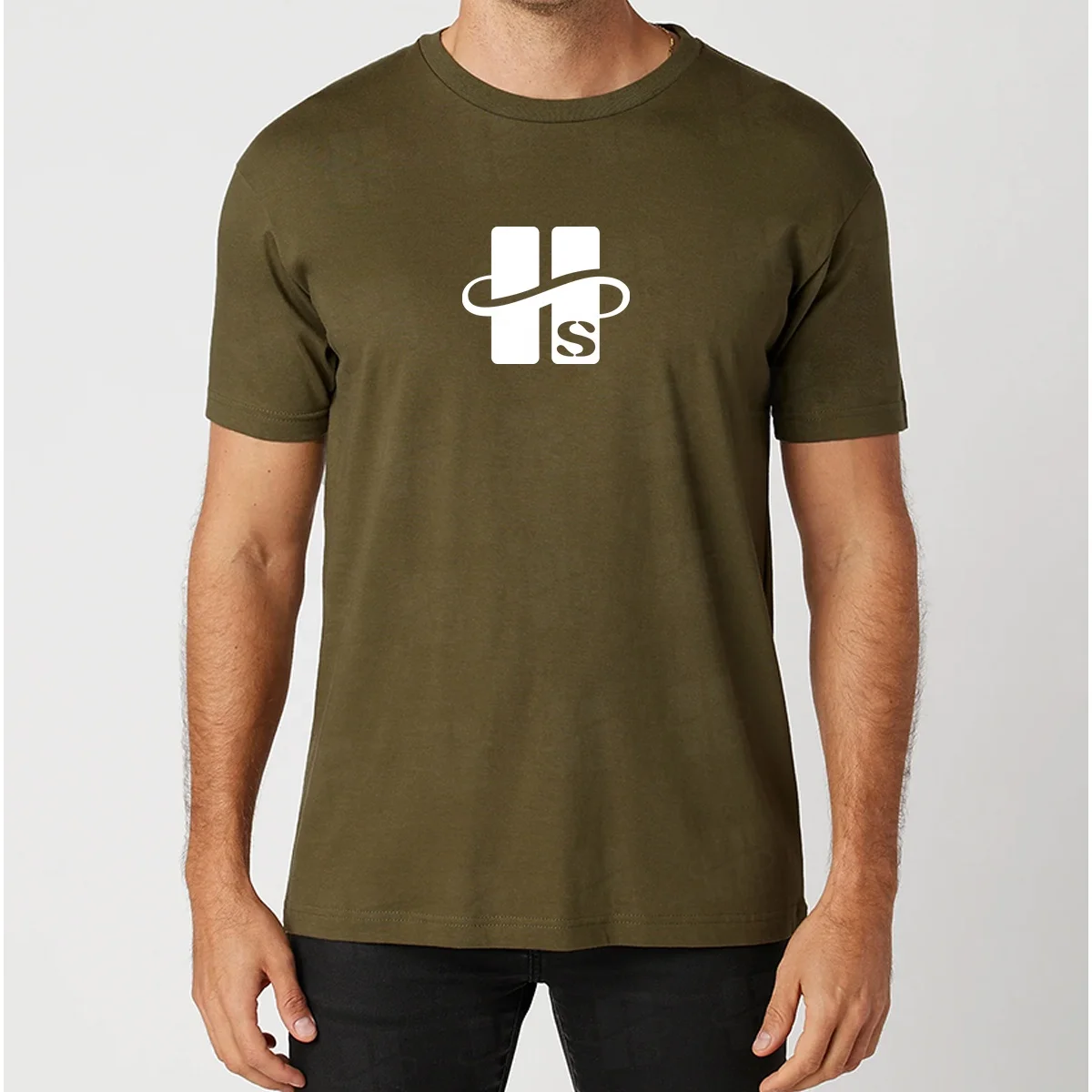 JL1112A Manufacturer Wholesale Men’s High Quality Box Cut Tee 100% Cotton TShirt Boxy Fit Crop T-shirt Men