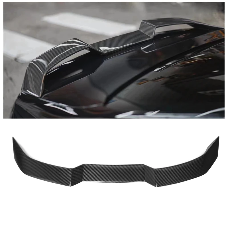 Real Dry Carbon Fiber Spoiler for BMW 3 Series G20 G28 G80 M3 Sedan V Style Car 2020 20212022 G20 G28 G80 Trunk Spoiler