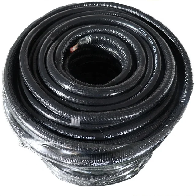 1/4 & 1/2 Mini Split Line Set 50 Ft 3/8 Black Insulated Coil