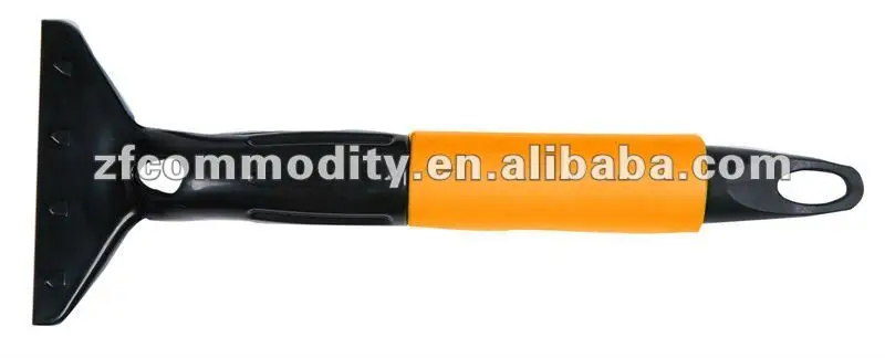 Дешевый Рекламный скребок для льда пластиковый и снега с мягкой ручкой автомобиля волшебный